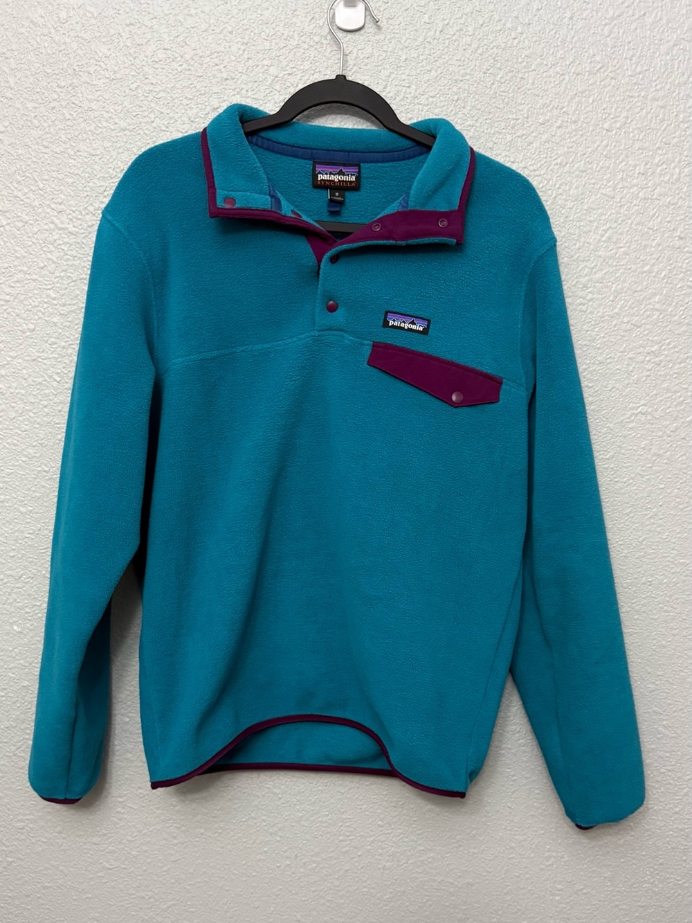 Patagonia | Lightweight Synchilla Snap-T Pullover | Belay Blue | Size Medium